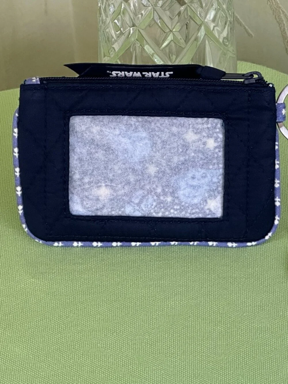 VERA BRADLEY STAR WARS ZIP ID CASE:NWT GROGU MACARONS